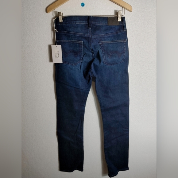 NWT Edwin Legend Blue Elin Straight Jeans Size 26 - Picture 4 of 8